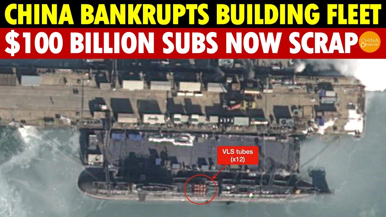 China Bankrupts Itself Building a Fleet; $100 Billion Type 093 Submarines Now Just 