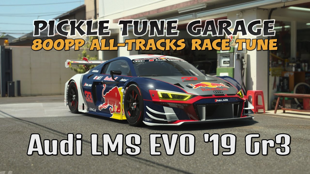 GT7 Pickle Tune Garage | Audi R8 LMS EVO '19 | 800PP Tune (Update 1.67)