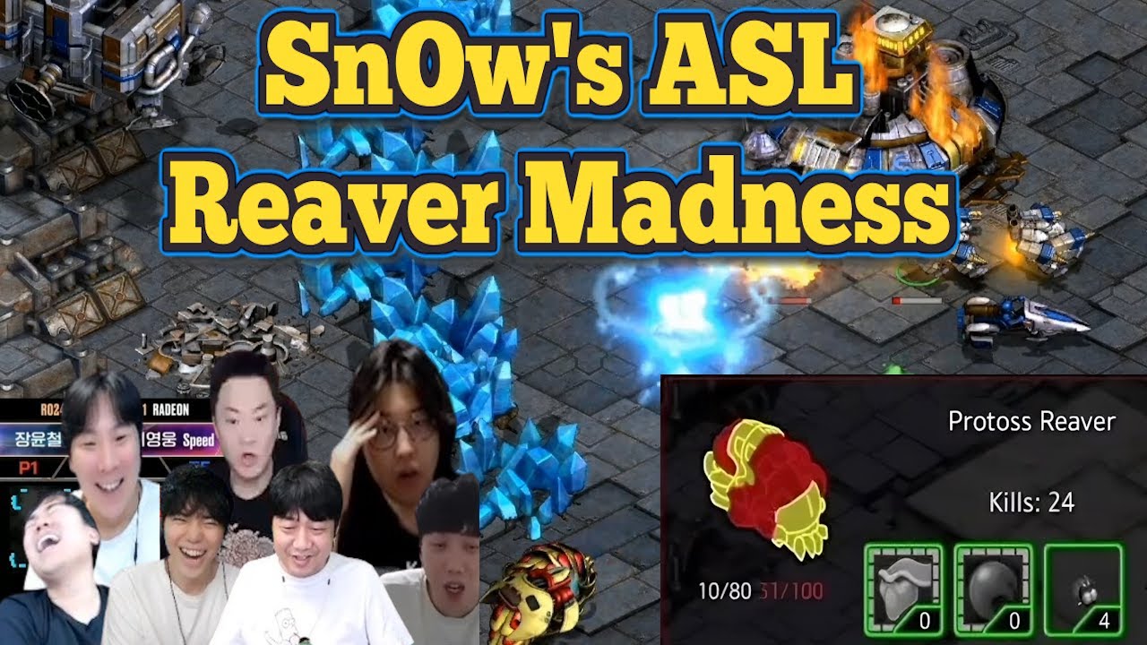 Pros React To: SnOw's Incredible Reaver Micro vs Speed (ASL S17 Ro24 Group E)