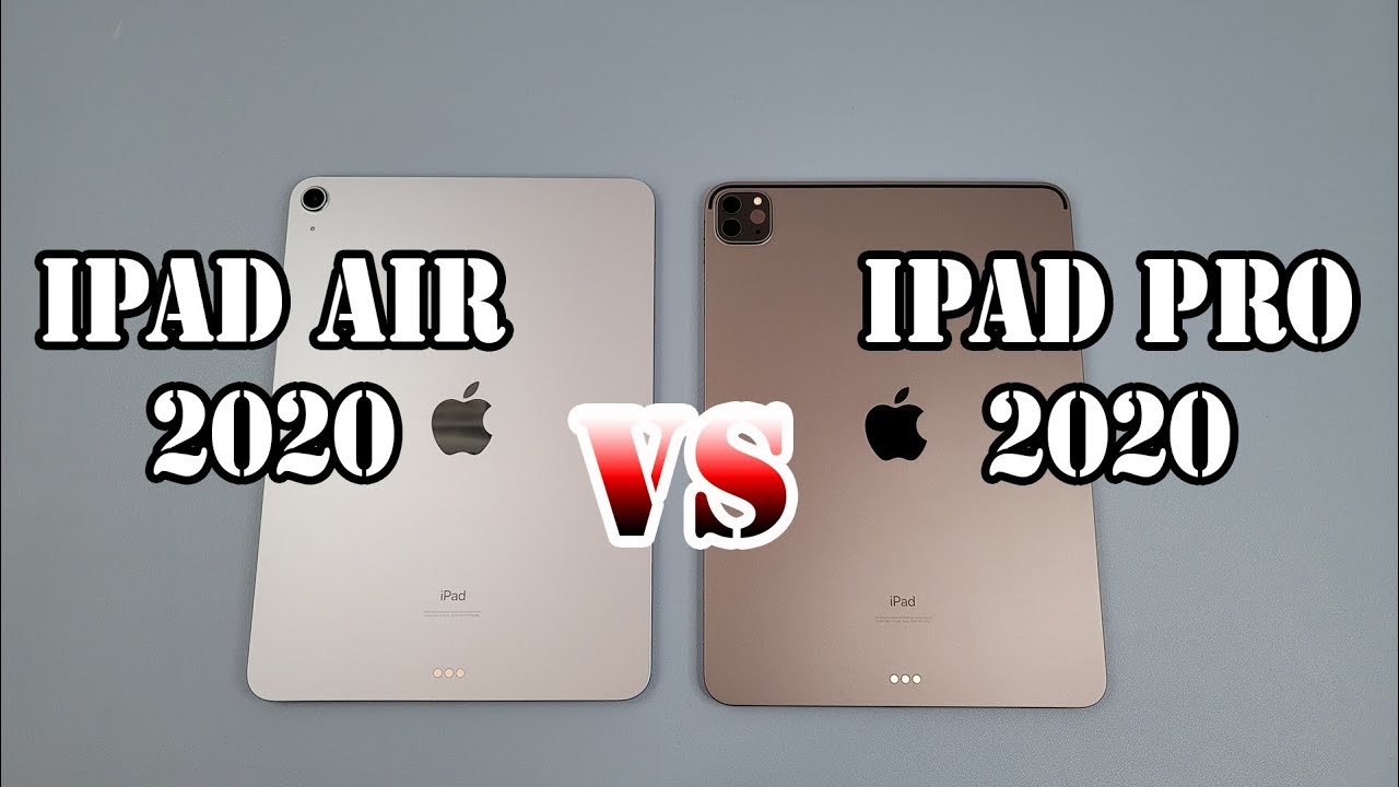 iPad Air 2020 vs iPad Pro 2020 | SpeedTest and Camera comparison