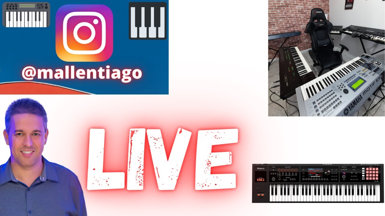 LIVE - ROLAND FA-06 E YAMAHA MOTIF ES by TIAGO MALLEN (PAPO TECLADISTICO)