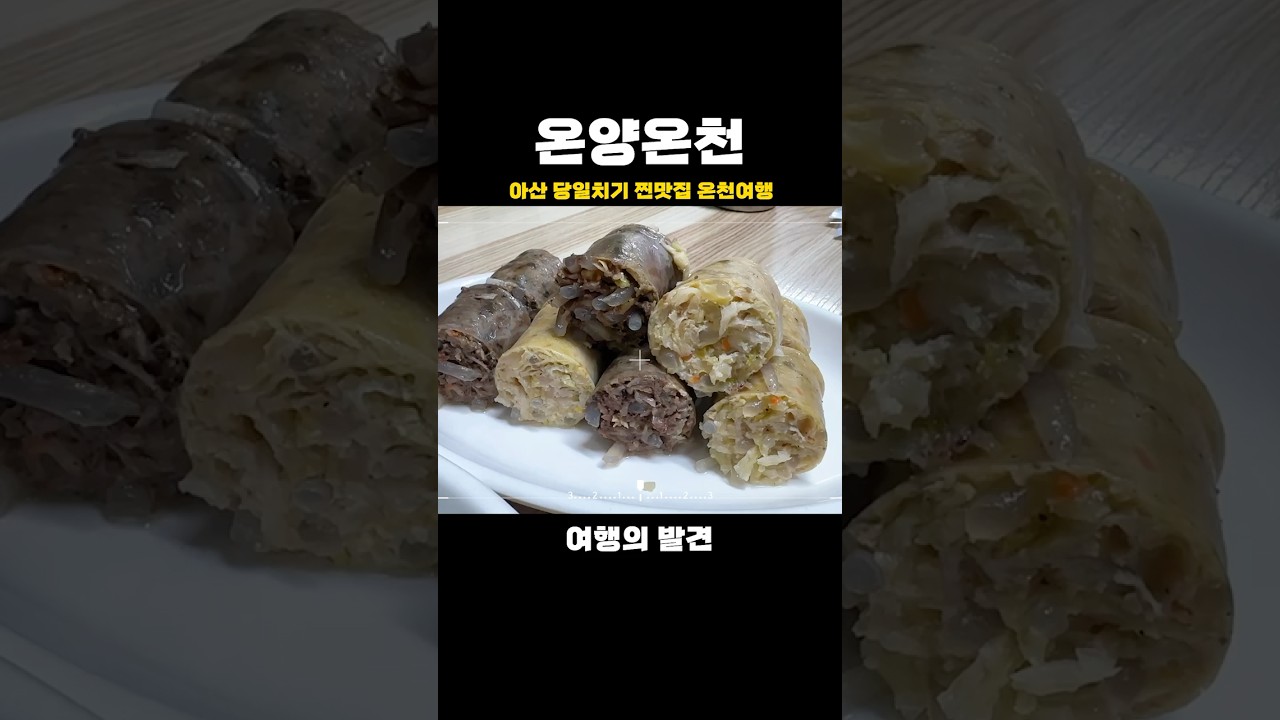 기차 타고 당일치기 아산 여행 - 허영만 추천 맛집 best3 - 온양 온천 #당일치기 #여행 #대중교통 #온양