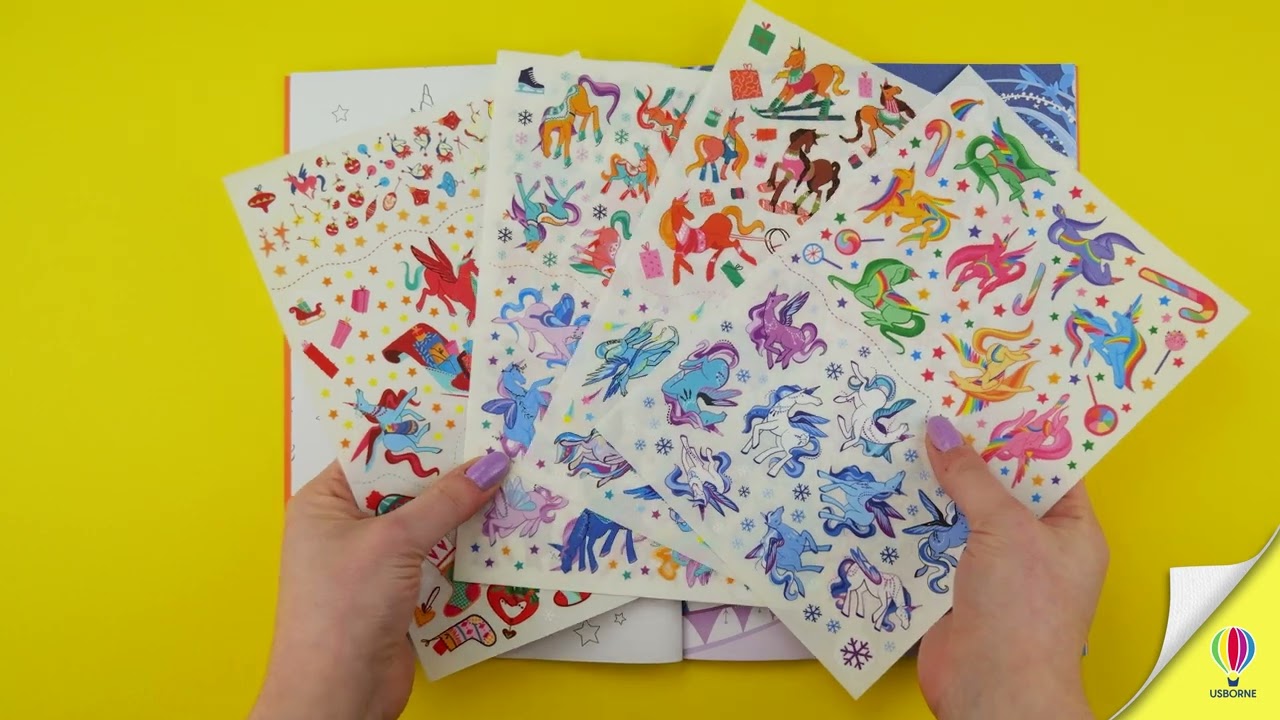 Mes petites décalcomanies Usborne - Les licornes
