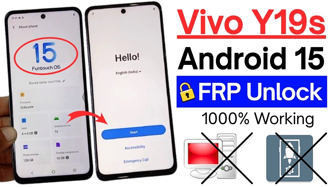 Vivo Y19s (Android 15) Frp Bypass Without PC | Remove Gmail Account Lock | 100% Working