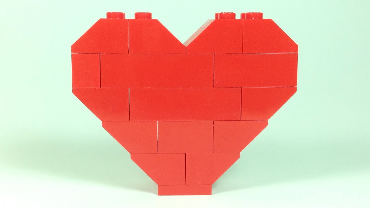How To Build Lego HEART - 4628 LEGO&reg; Fun with Bricks Building Ideas