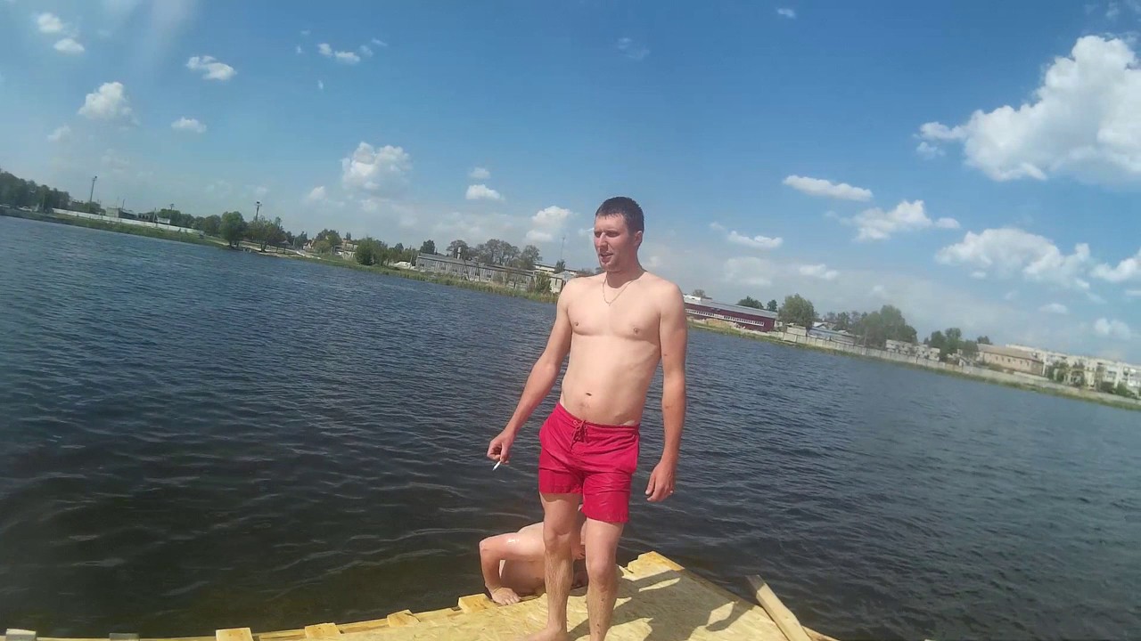 Випробування плота! Озеро Центральне м. Березань