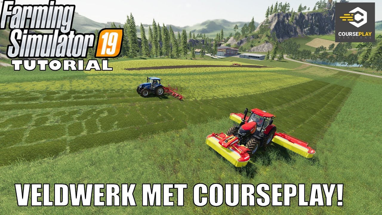 'VELDWERK MET COURSEPLAY' Farming Simulator 19 Courseplay Tutorial