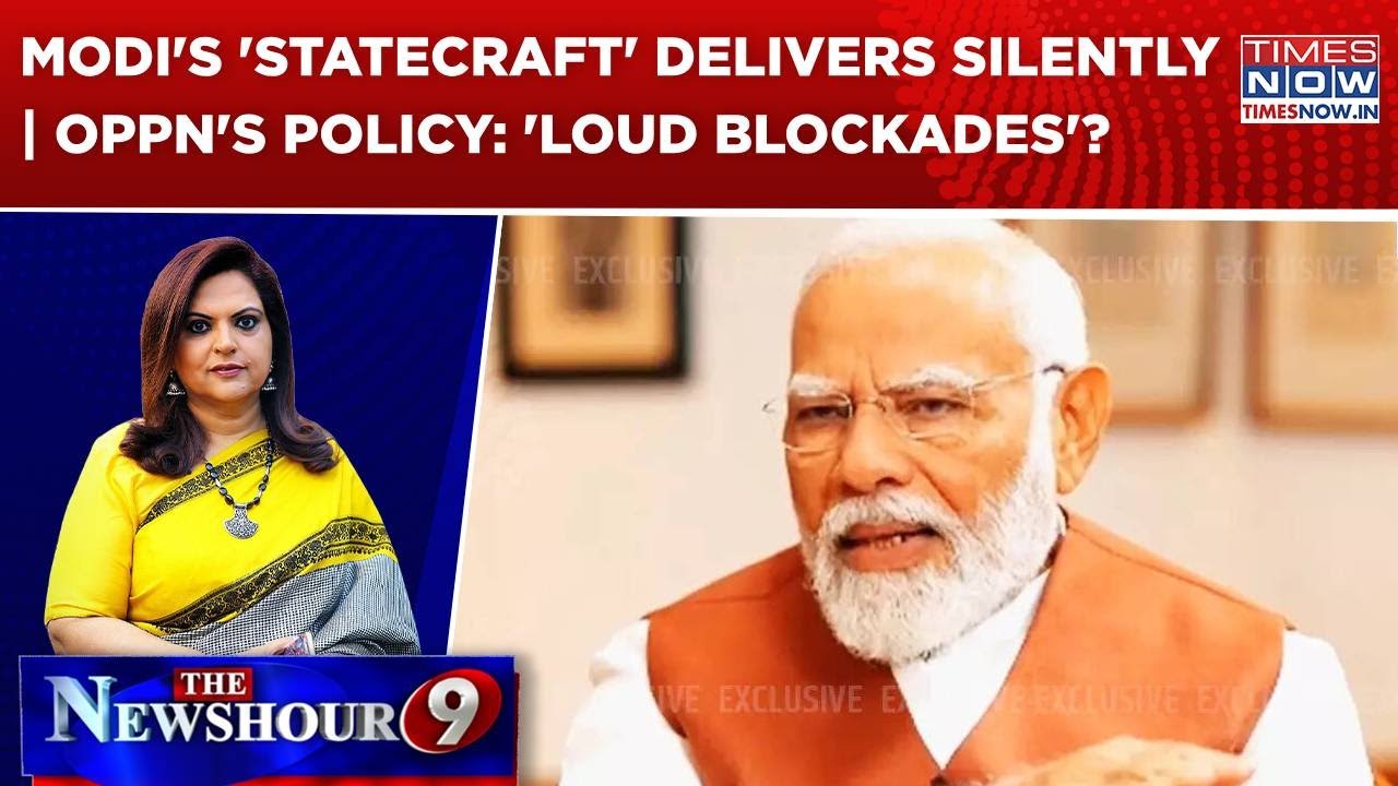 Modi's 'Statecraft' Delivers Silently: Sonia Slams, Tharoor Praises|Oppn's Policy: 'Loud Blockades'?