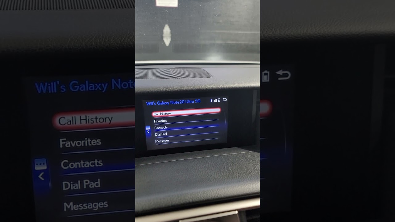 Lexus IS300 BLUETOOTH SETUP