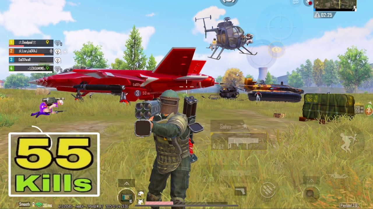 HAVOC😱Legendary Fighter Jet & M202 Destroy Pro payload lobby🔥