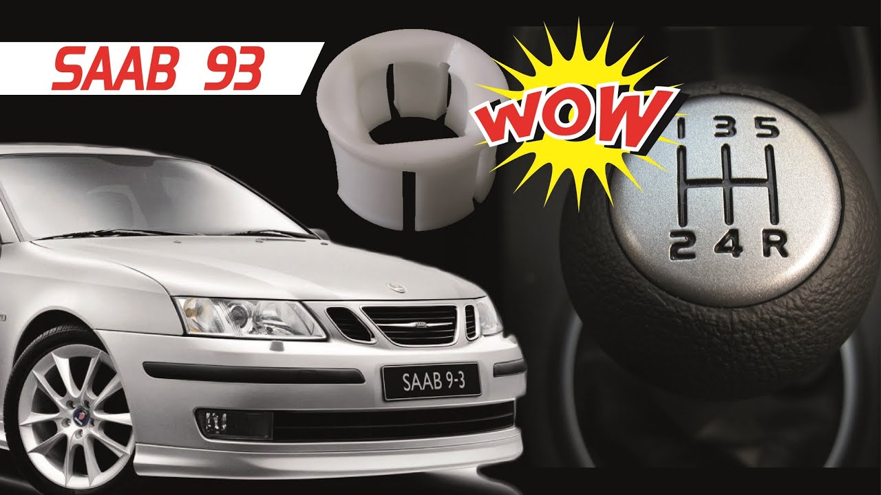 Jak zlikwidować luz na drążku zmiany biegów - SAAB 93  / regulacja linek SAAB OPEL / skrzynia F40
