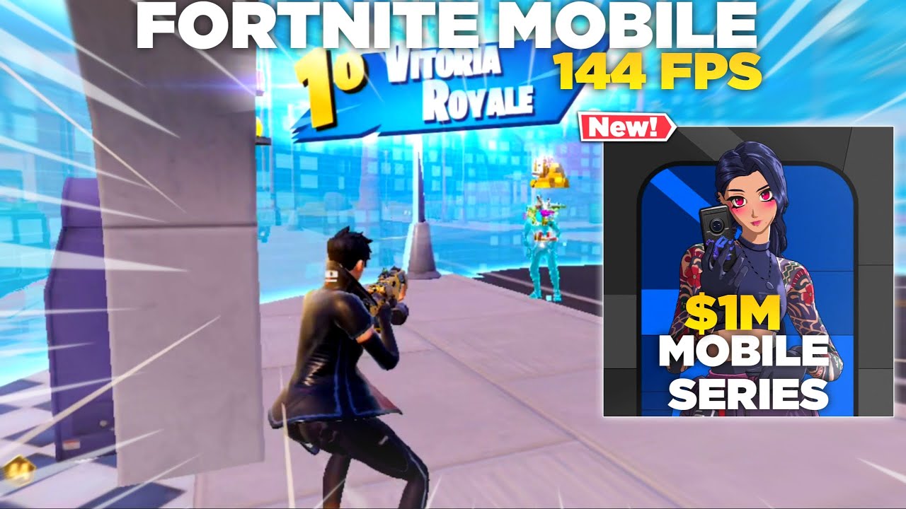 I tried to win the Fortnite Mobile series $1 Million Gameplay 144 FPS  RedMagic 10 Pro