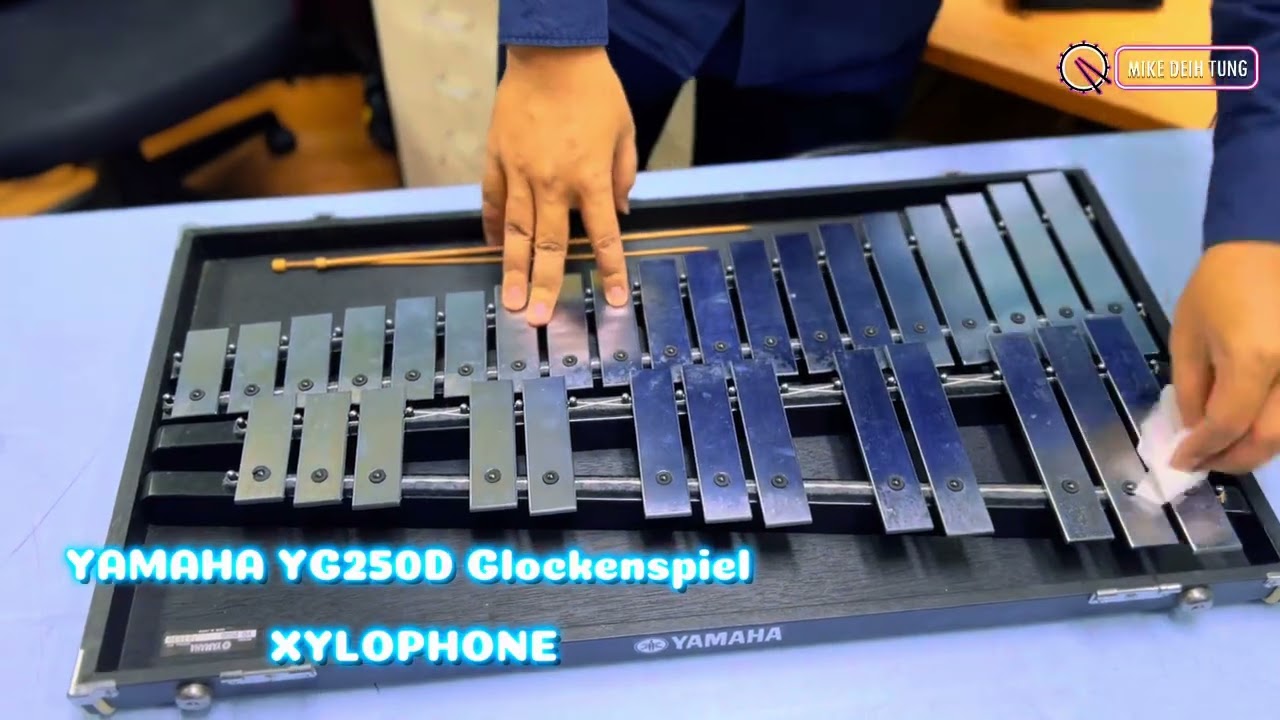 YAMAHA YG250D Glockenspiel XYLOPHONE #unboxing #testing