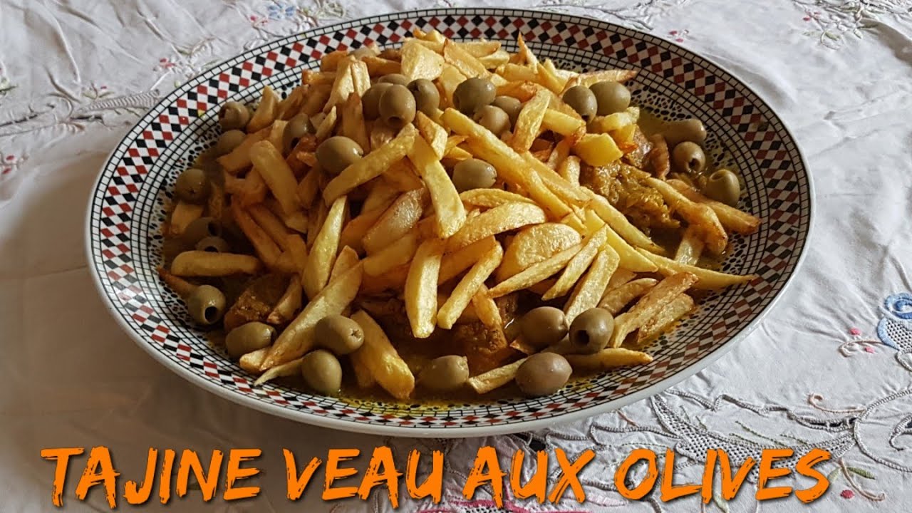 Tajine Veau aux olives   😋 لحم العجل بزيتون