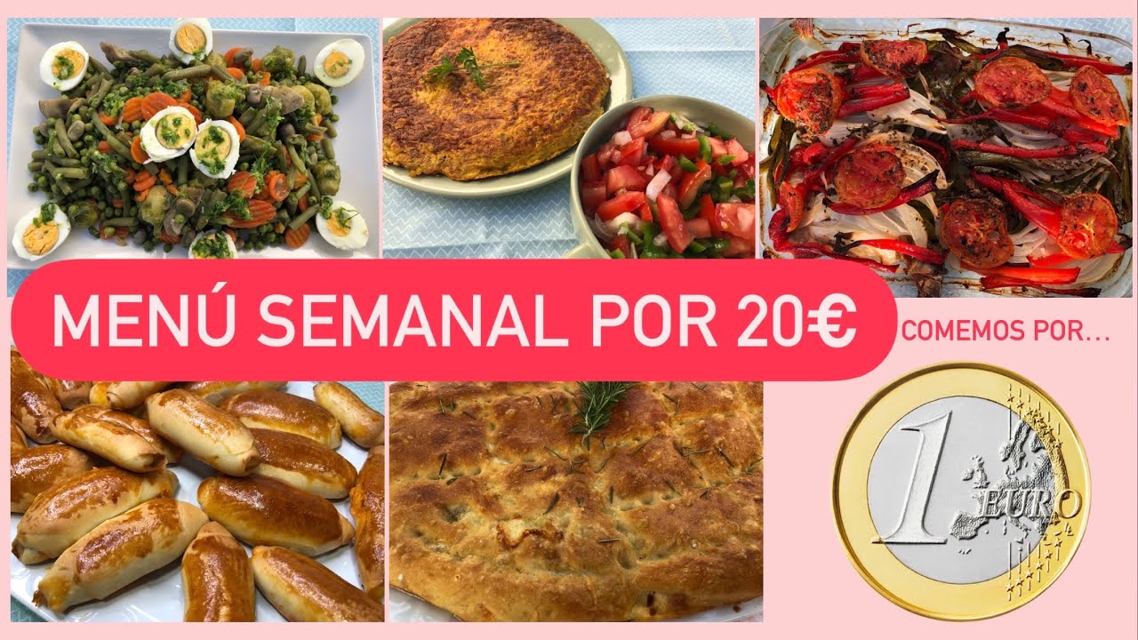 🍍 Menú SEMANAL 10€ (nº13). Recetas FÁCILES y RÁPIDAS. Os enseño la compra 🛒