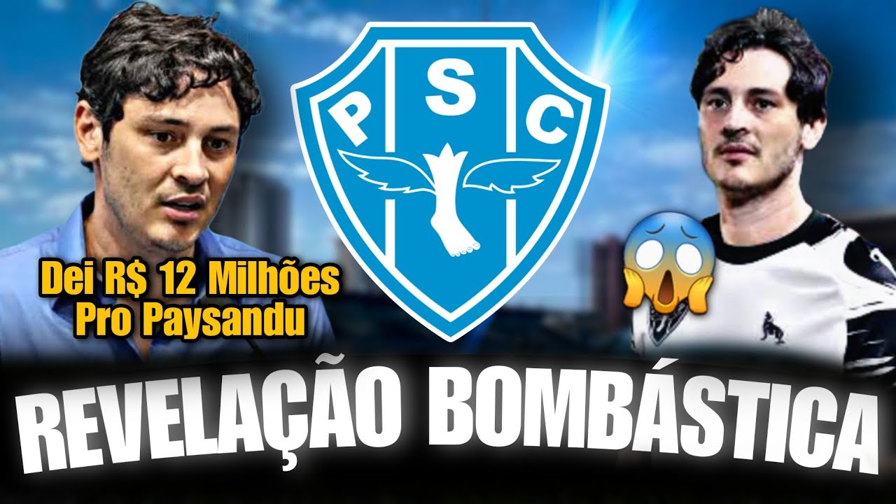 NINGUÉM ESPERAVA!! ROGER AGUILERA REAPARECE E FAZ REVELAÇÃO SOBRE O PAYSANDU