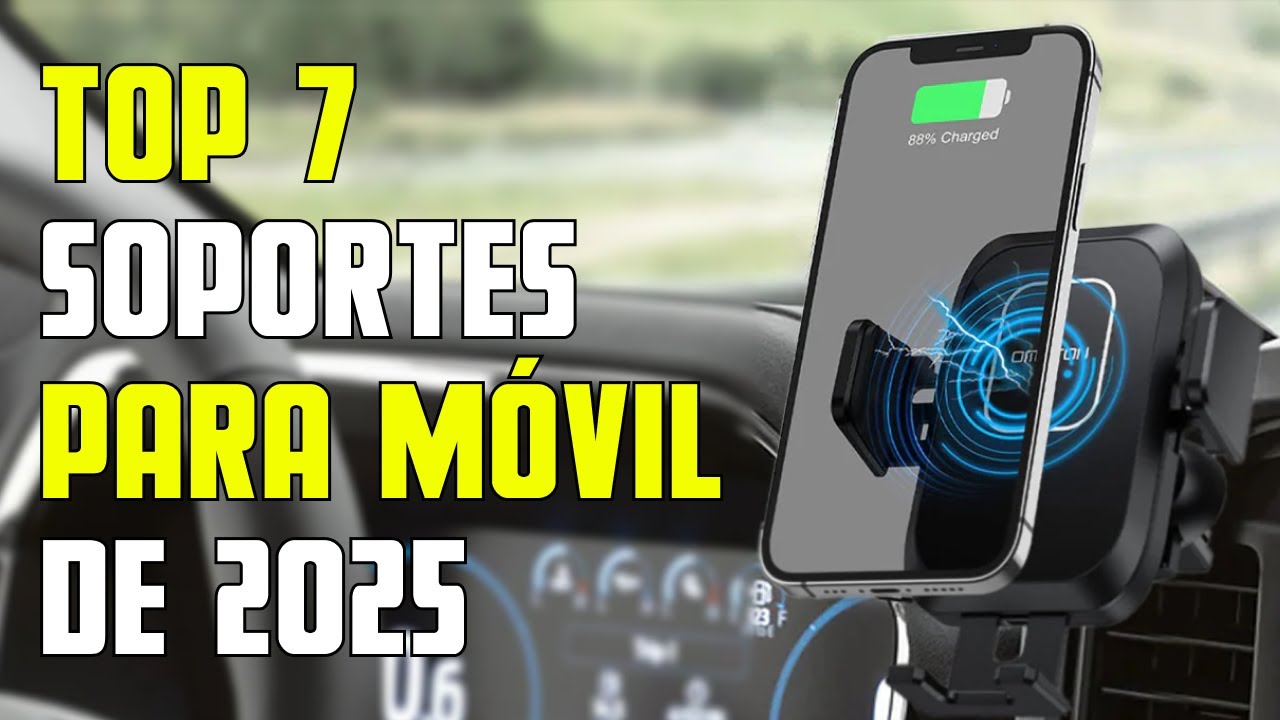 ✅ 7 MEJORES Soportes Móvil para Coche BARATOS de 2025 [NO Compres Uno ANTES de VER ESTO]