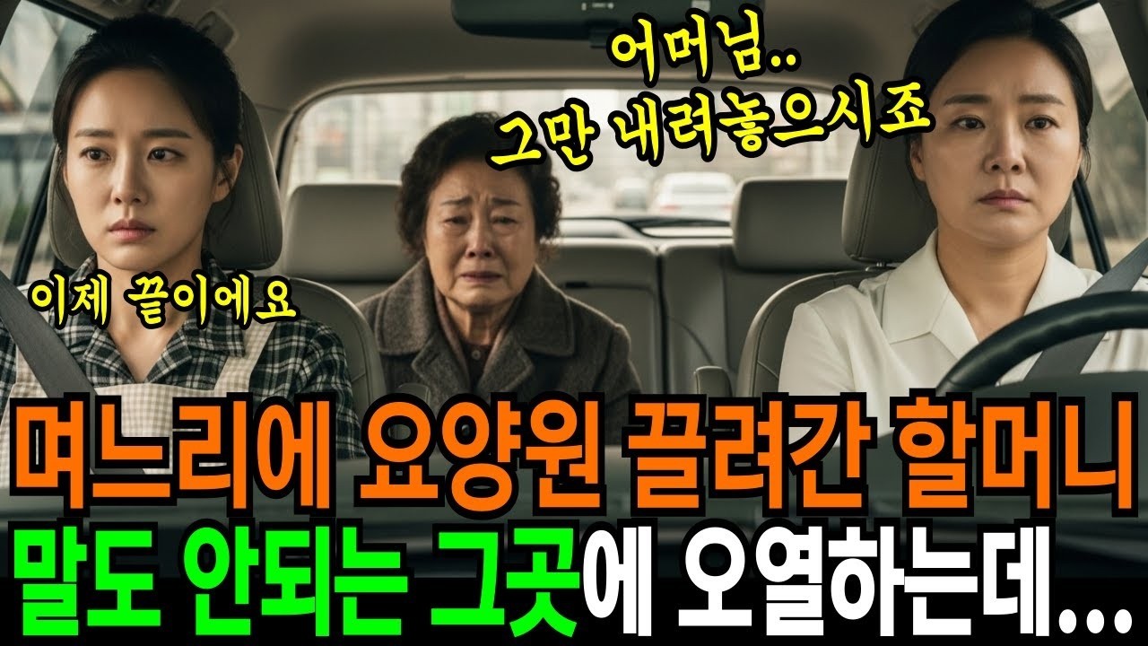 며느리에게 요양원 끌려간 할머니는, 도착하자 말도안되는 그곳에 오열하는데   반전사연   오디오북