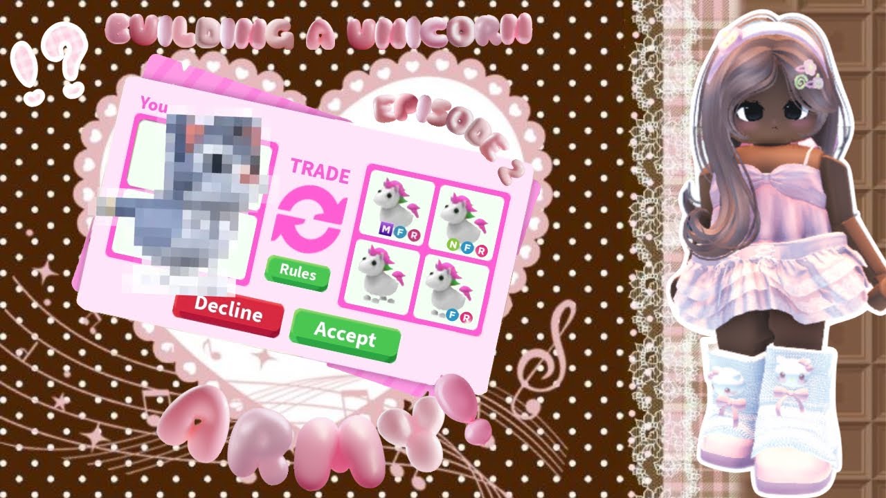 Trading for UNICORNS in Adopt Me 🦄 | Building a Unicorn Army (EP. 1) | ChristinaMichellePlayz