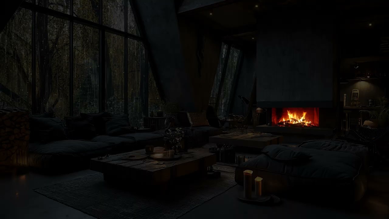 Soft Rainy Afternoon Atmosphere in Nature | Peaceful Rain Ambience for Meditation and Deep Sleep