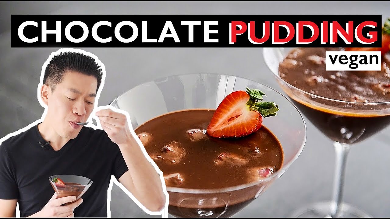 EASY Vegan Chocolate Pudding Recipe | VALENTINES DAY SPECIAL!