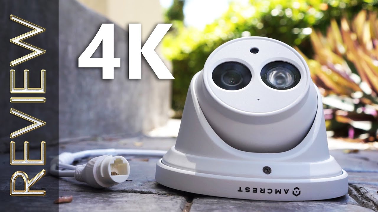 Amcrest 8MP 4K Turret Outdoor POE IP Security Camera Review