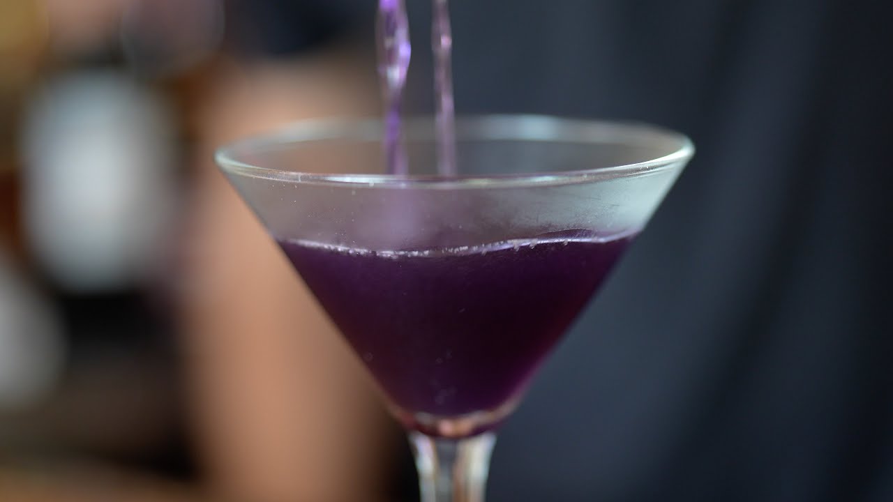 Ube Martini (Kalypso Island Bar & Grill, Hanalei Kaua‘i)