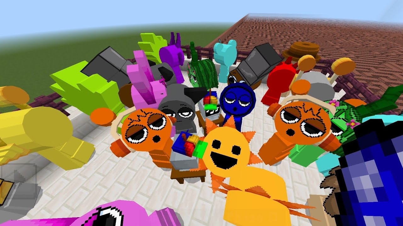NEW Incredibox SPRUNKI in Maze Gmod Minecraft!