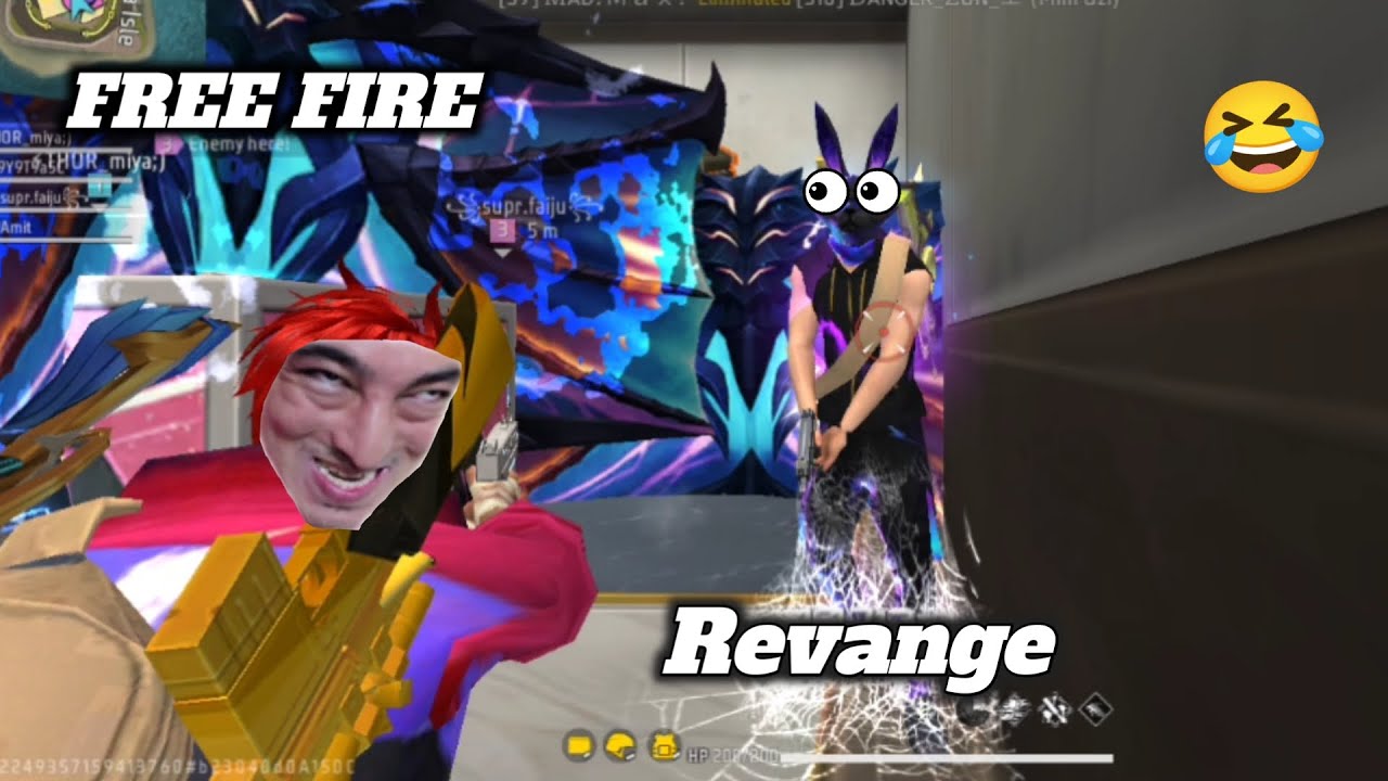 Free fire funny exe 🤣| Fre fire engines revenge funny exe😂