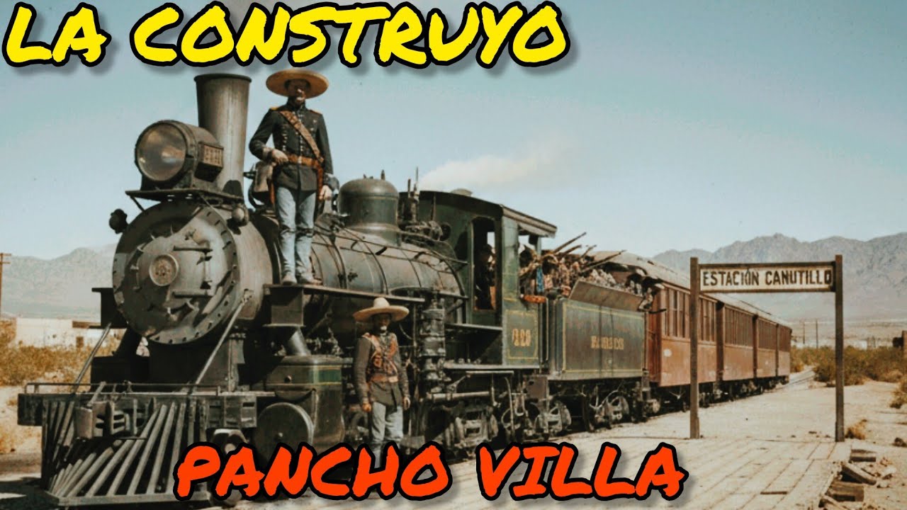 PANCHO VILLA Y SU ANTIGUA ESTACION DE TREN CANUTILLO EN SAN JOSE ZACATECAS