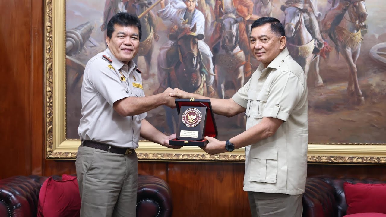 Menhan Sjafrie Sjamsoeddin menerima kunjungan Kepala Badan Karantina Indonesia (Barantin)