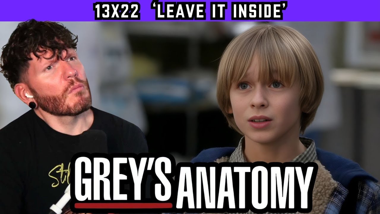 First time watching GREY'S ANATOMY 13x22 'Leave it Inside' REACTION