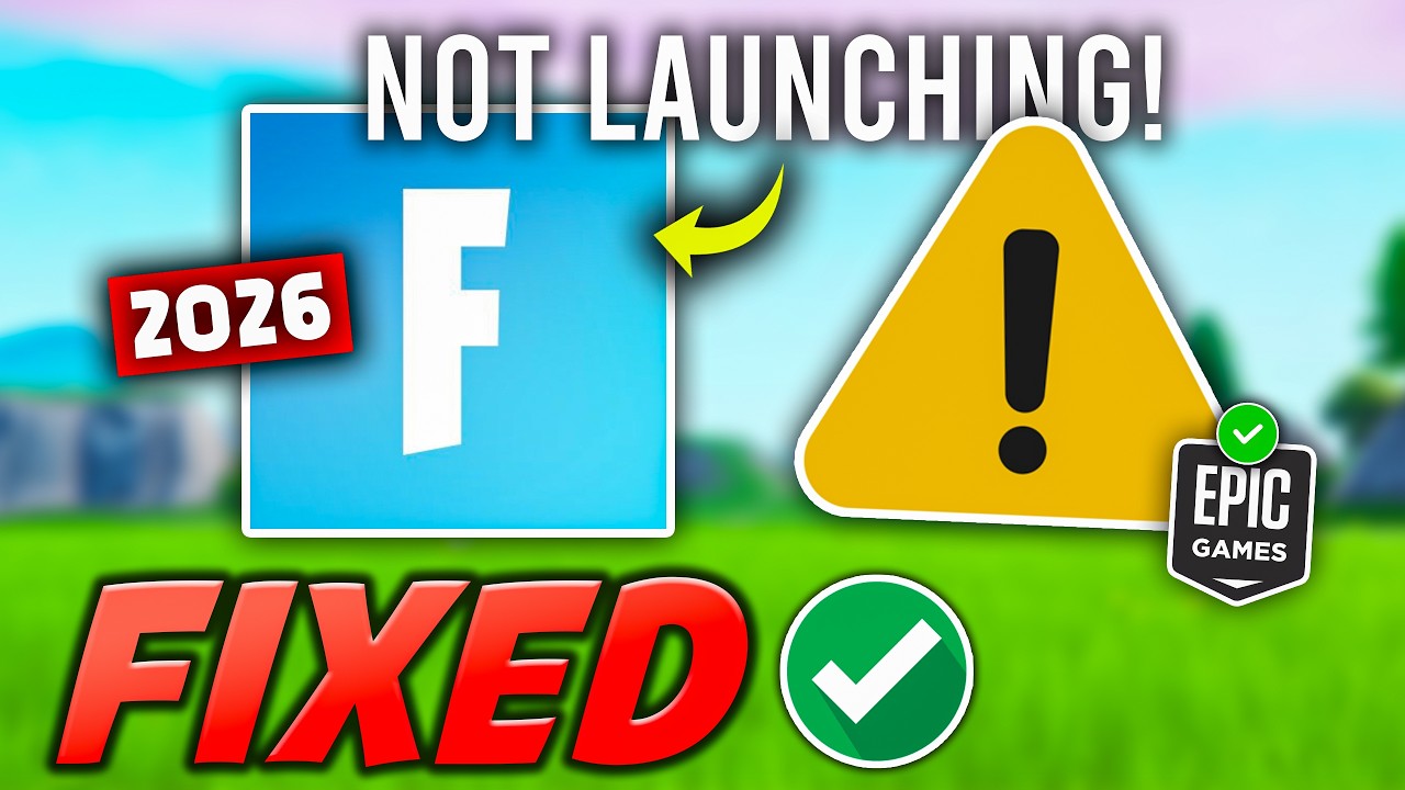 Как исправить проблему с запуском Fortnite в 2026 году ✅ | Простое и 100% рабочее решение