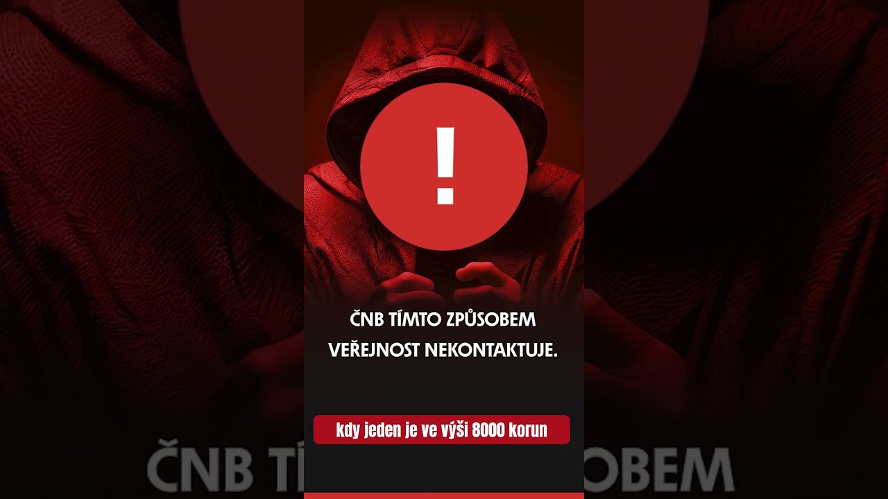 Autentická nahrávka. Pozor, takto se podvodníci vydávají za zaměstnance ČNB!