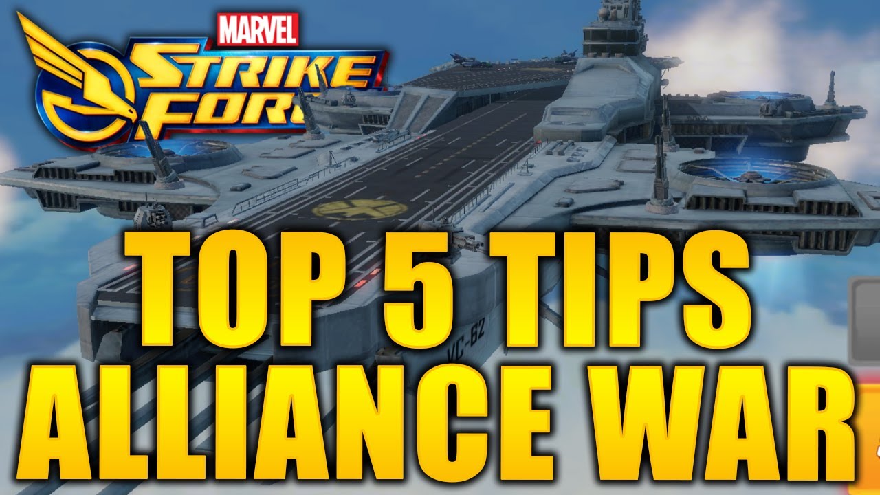 Top 5 Tips Alliance War - MARVEL Strike Force - MSF