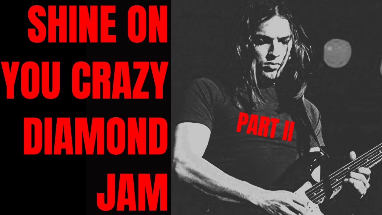 Shine On You Crazy Diamond Floyd Style Guitar Jam Track Pt 2 (соль минор)