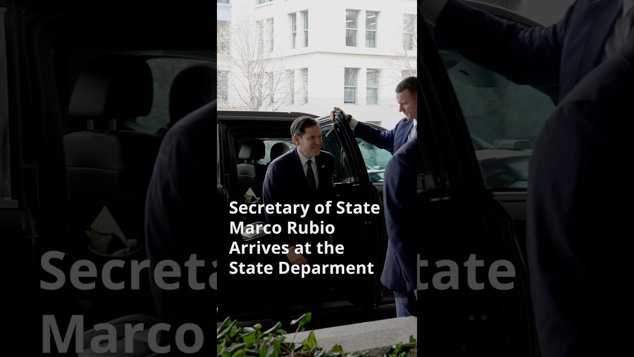 Secretary of State Marco Rubio Arrives at the State Department