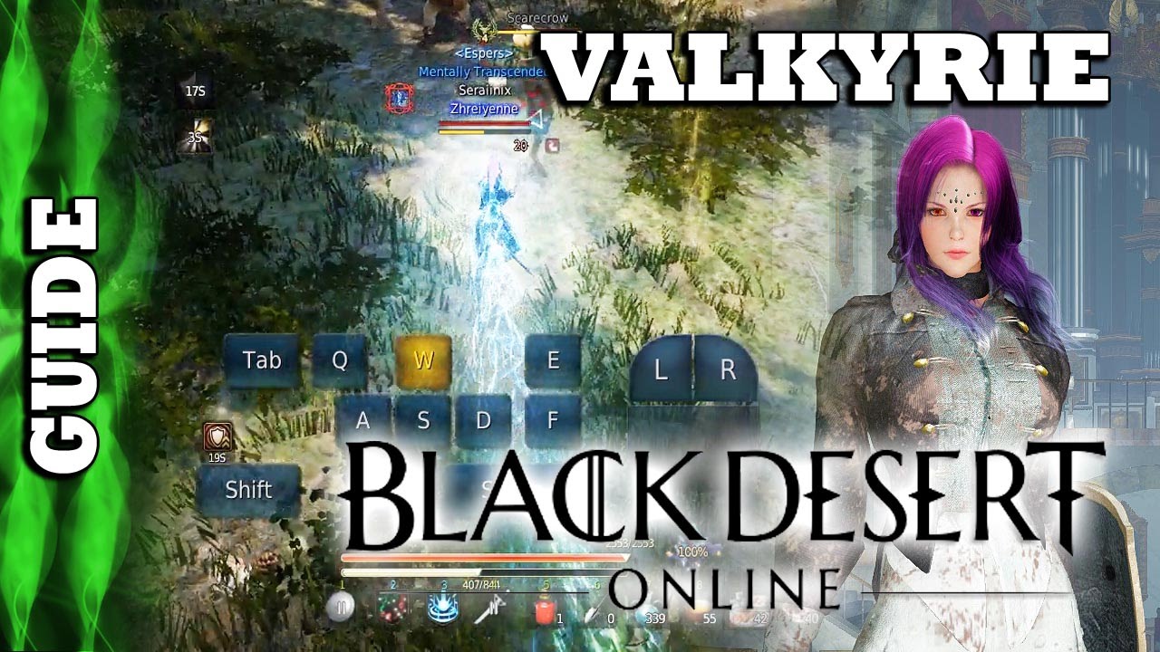 Black Desert Online - Guide - Valkyrie; Sword & Shield - Adv. Tactics