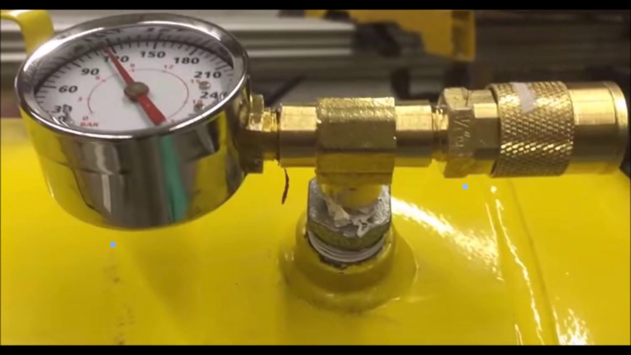 Harbor Freight - Portable Air Tank Modification