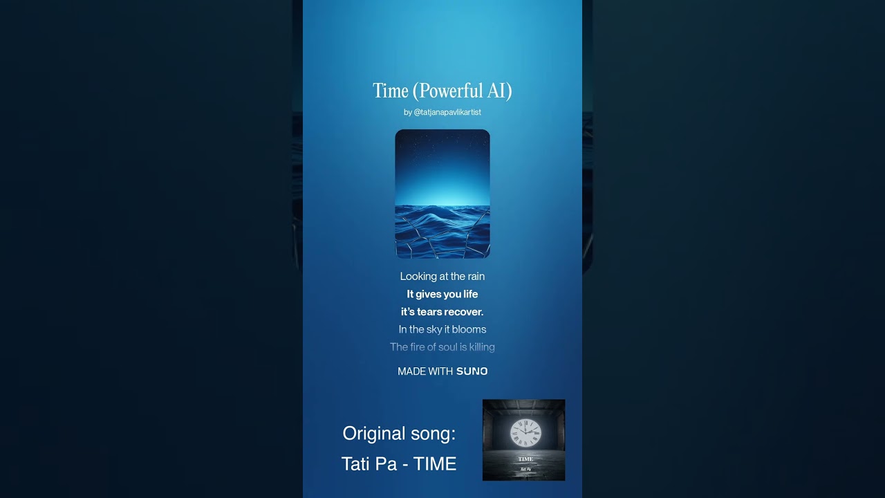 Tatjana Pavlik - Time (Powerful AI)