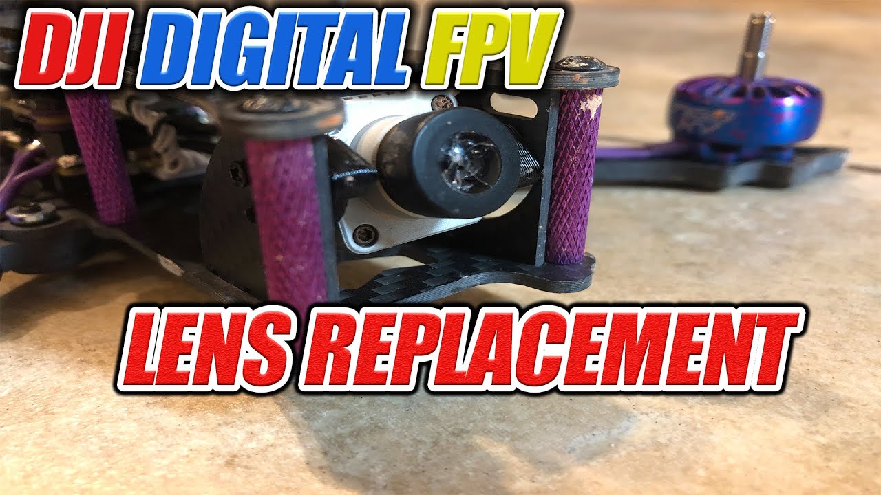 How to REPLACE The DJI FPV Camera Lense & Focus it.