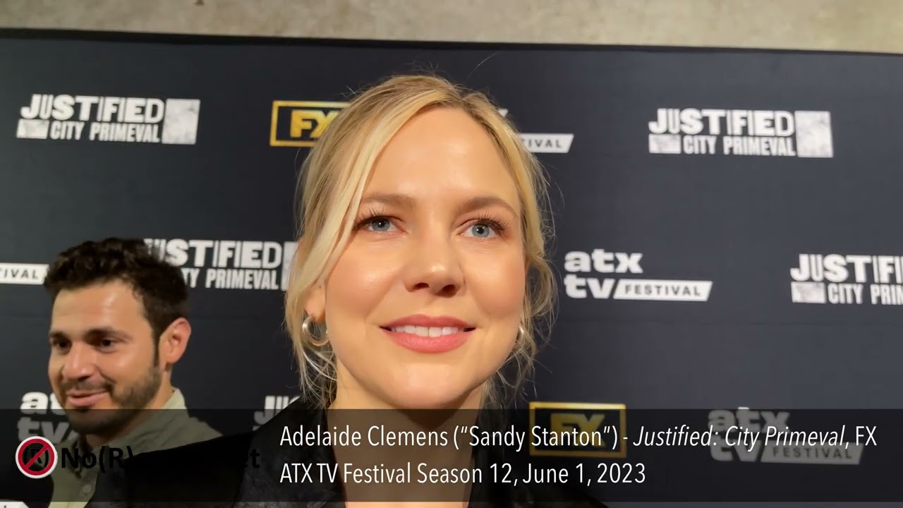 Q&A with Justified: City Primeval star Adelaide Clemens from the ATX TV Festival S12 Red Carpet