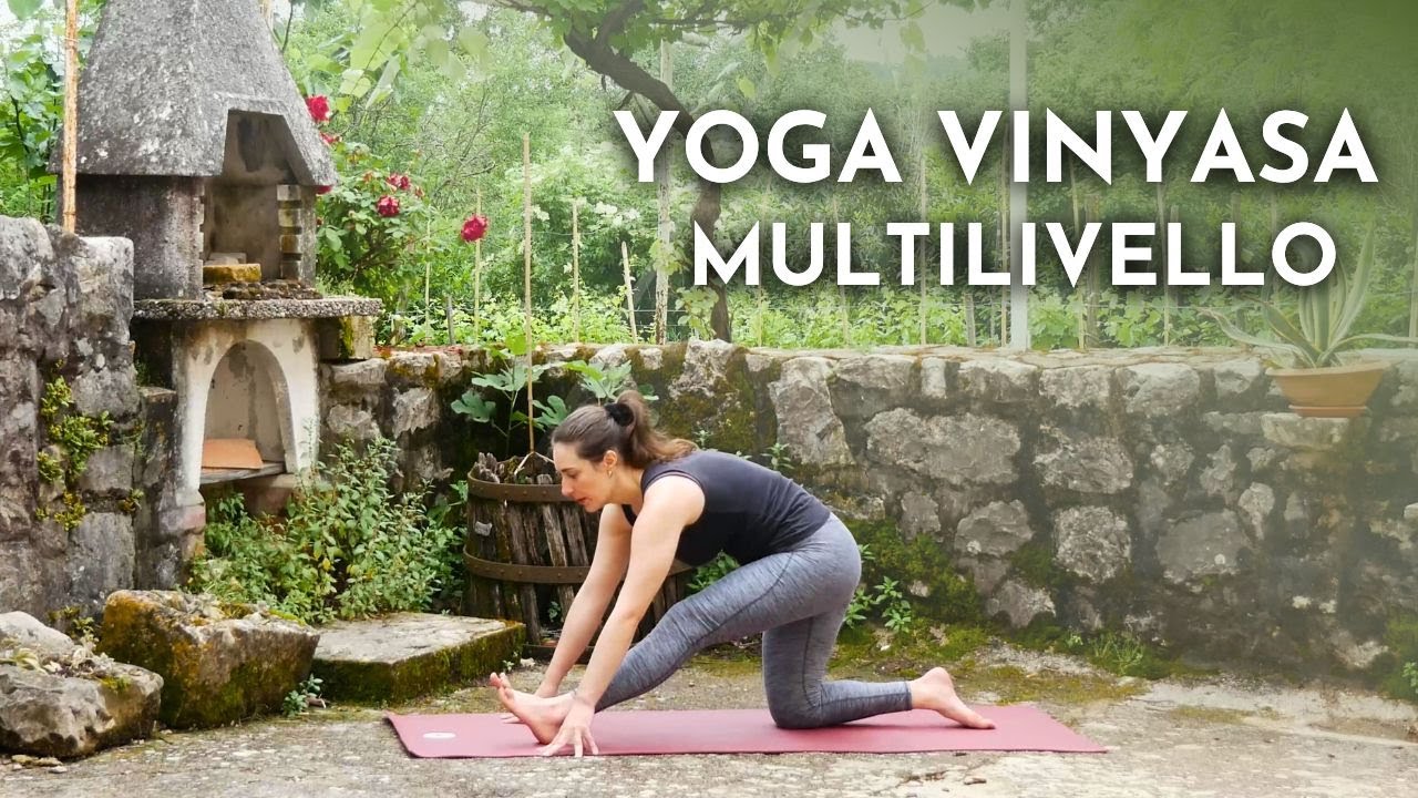 60 min YOGA VINYASA // Classe Dinamica Multilivello per Flessibilità Gambe