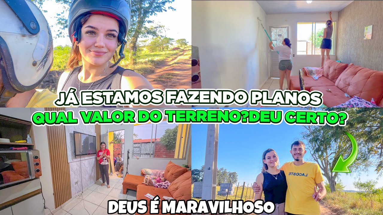 FOMOS VER UM TERRENO PARA COMPRA | MUDANÇAS DE PLANOS SÃO NECESSÁRIAS 💖 ELA PRECISA DE MIM 🥹🥺