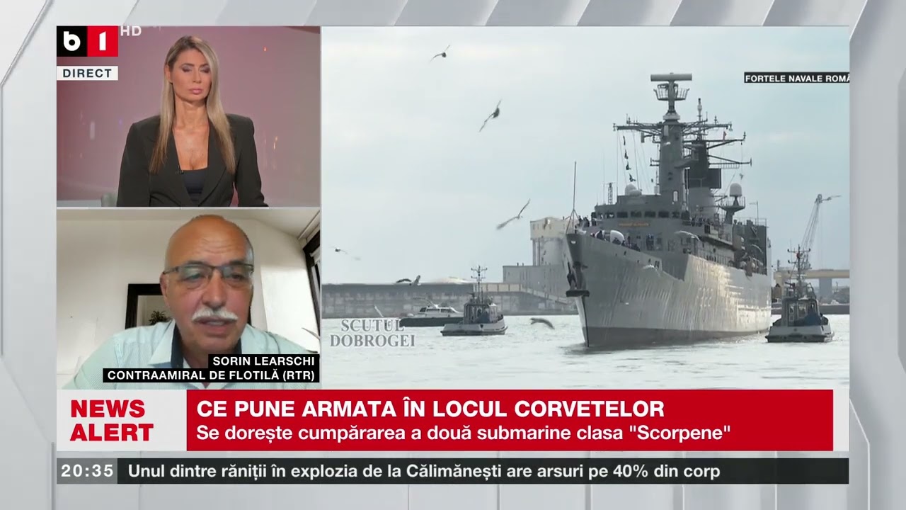 CE PUNE ARMATA ÎN LOCUL CORVETELOR.  Știri b1TV_ 21 sept 2023