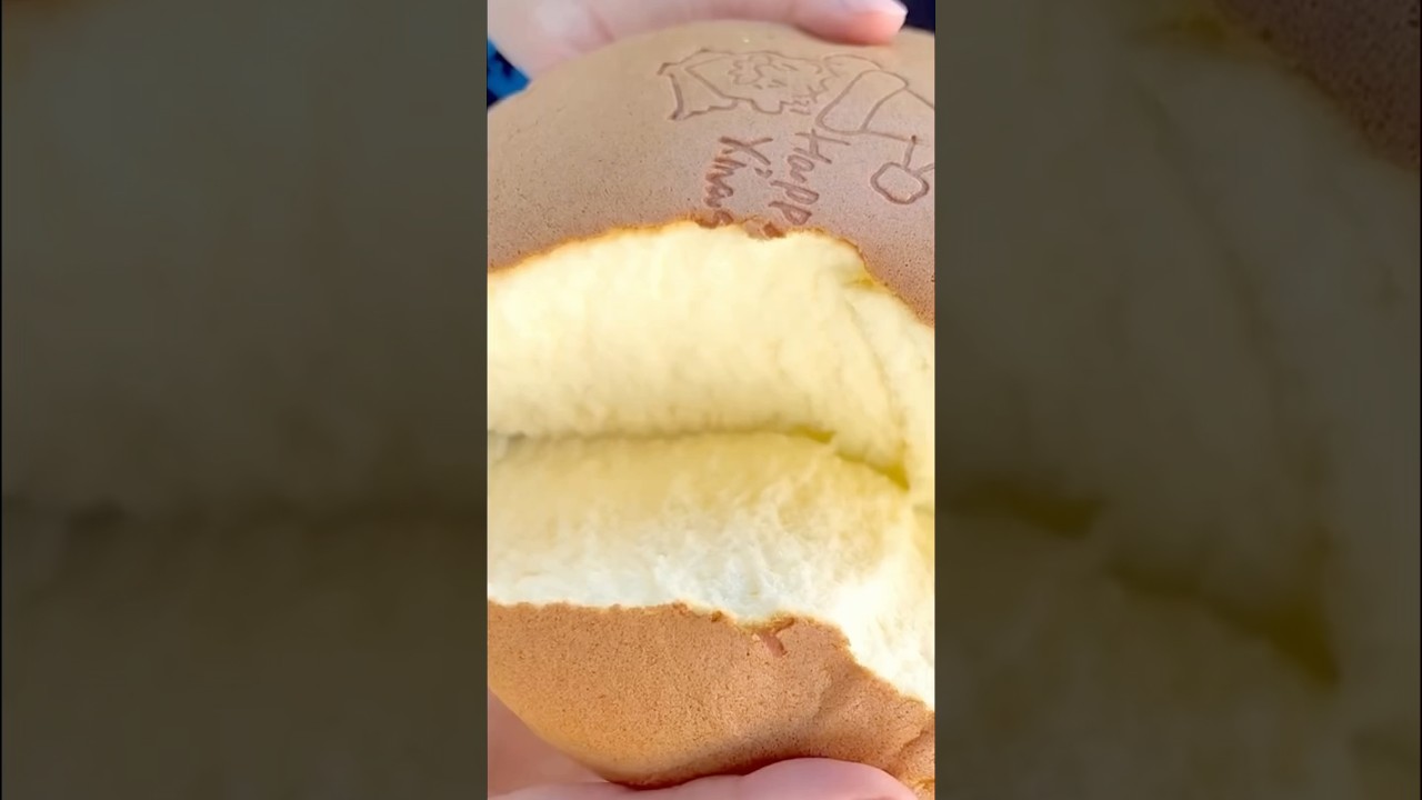 Japanese Street Food - uncle Rikuro&rsquo;s JIGGLY CHEESECAKE in Osaka Japan