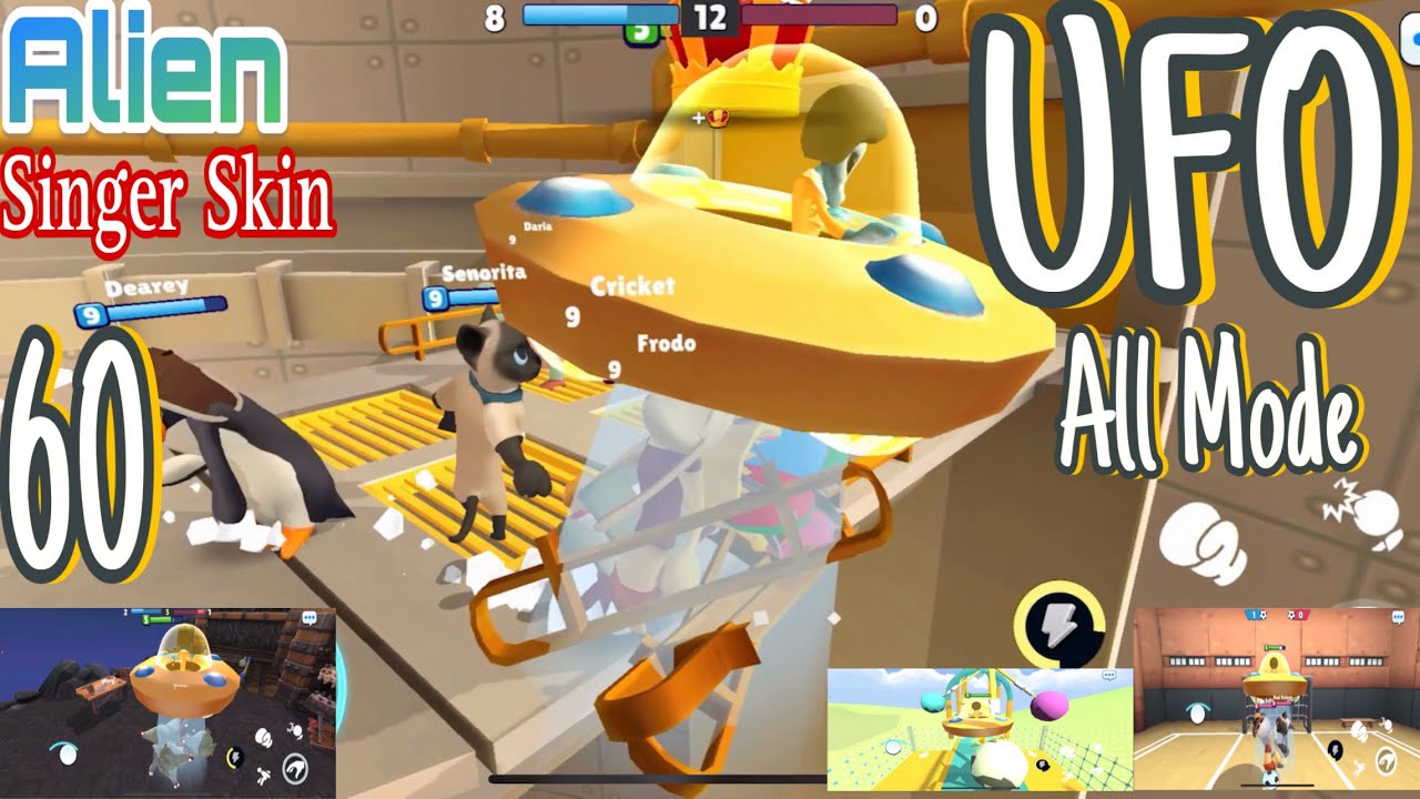 Best Hero ALIEN Epic-UFO Singer Skin | Battle gang-fun ragdoll beasts | All Mode Ep60