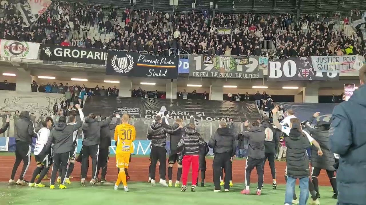 U Cluj și galeria - Sa la la! calificare în play-off după U Cluj - Oțelul Galați 4-0