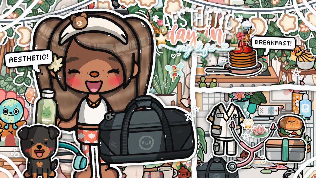 *AESTHETIC* Day in my life routine 🎍🌺🌞🌧️ || *VOICED* 🎙️|| Toca Boca Life World Roleplay 🧚‍♀️🌿🪷🌟🐞