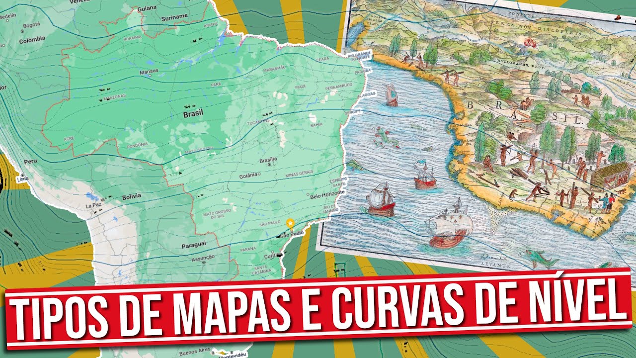 REPRESENTAÇÕES CARTOGRÁFICAS: MAPAS E CURVAS DE NÍVEL